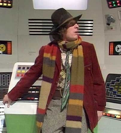 Dr. Who Multicolor Striped Scarf