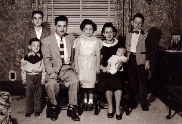 Richard Eberhardt Family -- New Baby 1956