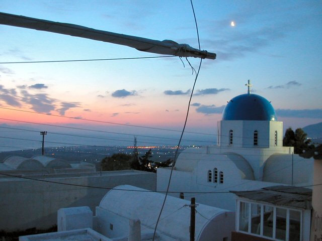 Sunrise Over Santorini